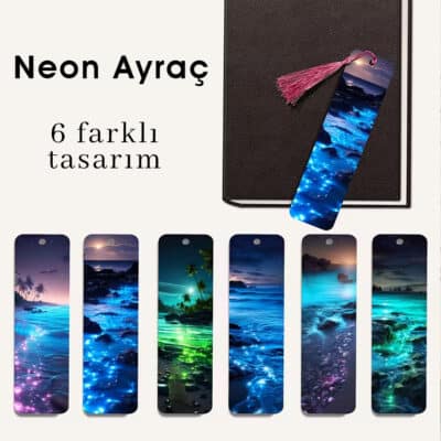 Karanlıkta Parlayan Püsküllü Kitap Ayracı