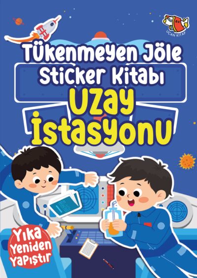 Tükenmeyen Jöle Sticker Kitabı Uzay İstasyonu