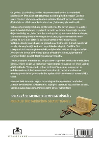 Muhalif Bir Tarihçinin Siyasetnamesi