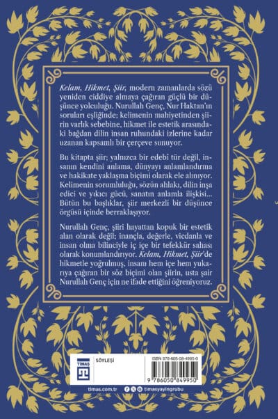 Kelam, Hikmet, Şiir: Nurullah Genç'in Şiir Dünyası