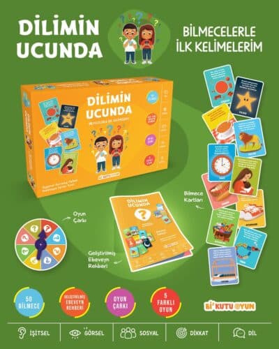 Dilimin Ucunda - Bilmecelerle İlk Kelimelerim