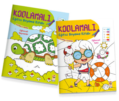 Kodlamalı Eğitici Boyama Seti (5-6 Yaş - 2 Kitap)