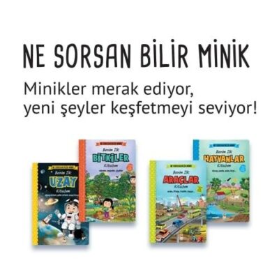 Araştırmacı - Meraklı Çocuklara Ne Sorsan Bilir Minik Set (4 Kitap)
