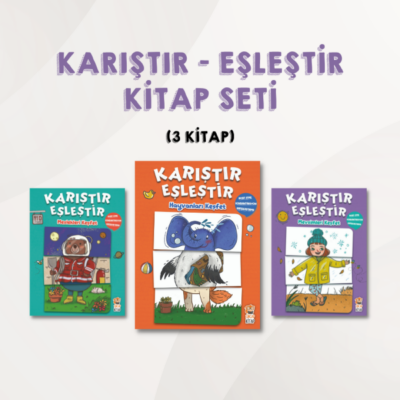 Karıştır Eşleştir Kitap Seti (3 Kitap)