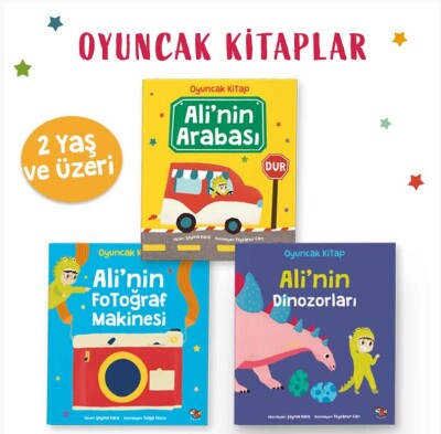 Okul Öncesi Oyuncak Kitaplar Seti (3 Kitap)