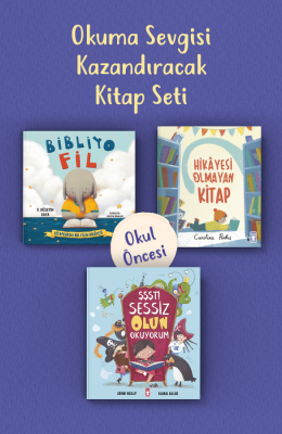 Okuma Sevgisi Kazandıracak Okul Öncesi Kitap Seti - (3 Kitap)