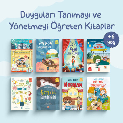 Duyguları Tanımayı ve Yönetmeyi Öğreten Kitaplar Seti - (8 Kitap)