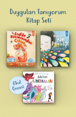 Duyguları Tanıyorum Okul Öncesi Kitap Seti - (3 Kitap)