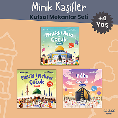 Minik Kaşifler - Kutsal Mekanlar Seti - (3 Kitap)
